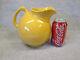 Vintage Vistosa Taylor Smith Art Pottery Ball Water Serving Pitcher Jug Yellow