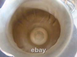 Vintage Wallace Baroque Silverplate 9.5 Tall Water Pitcher 267 with tray