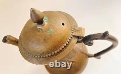 Vintage Water Pitcher Jug Antique Copper Teapot From Japan