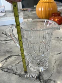Vintage Waterford Crystal 1.5 Pint i Water Jug Pitcher