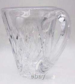 Vintage Waterford Crystal Kinsale Hand cut Glass Pitcher 1970s