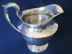 WATER PITCHER! Vintage F. S. STERLING 925 silver CLASSIC handle LOVELY