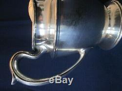 WATER PITCHER! Vintage F. S. STERLING 925 silver CLASSIC handle LOVELY