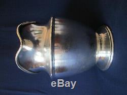 WATER PITCHER! Vintage F. S. STERLING 925 silver CLASSIC handle LOVELY