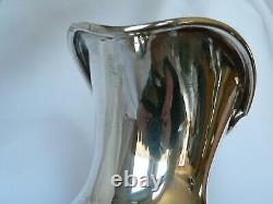 WOOD & HUGHES GRECIAN Coin Silver WATER PITCHER Ewer with HORSE MEDALLION