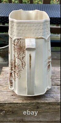 WT Copeland & Sons Antique yr 1887 Aesthetics Movement Water Jug / Pitcher EAC