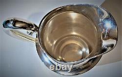 Wallace 201 Sterling Silver Water Pitcher Puritan 4.5 Pints Hollowware 610 Gms