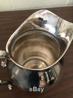 Wallace Sterling Silver 1460 5 pts. Water Pitcher (SH1004115)
