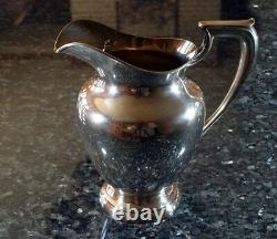 Wallace Sterling Silver 9 Water Pitcher Monogram JFT 660 Grams Excellent