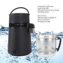 Water Distiller Glass Pitcher, 4L Glass Jug Collection Bottle for Countertop