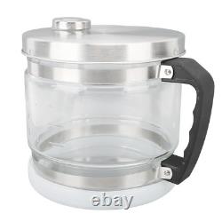 Water Distiller Glass Pitcher, 4L Glass Jug Collection Bottle for Countertop