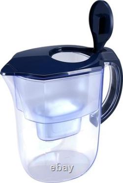 Water Filter Pitcher Ultra Premium Alkaline Water with Carbon Filter 3.8L Blue