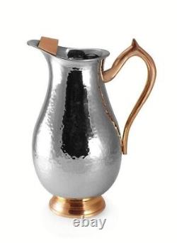 Water Jug pitcher Arabic STYLE 2 LITER Stainless Steel Hammered