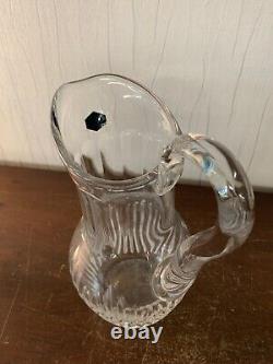 Water Or Orangeade Jug In Saint Louis Crystal Model 2