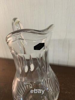 Water Or Orangeade Jug In Saint Louis Crystal Model 2