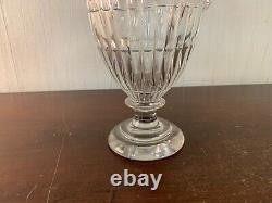 Water Or Wine Jug In Molded Crystal