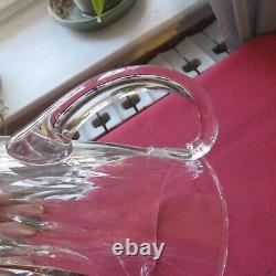 Water Pitcher Saint Louis Crystal Jug Model Jersey Signed 2