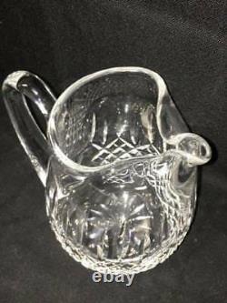 Waterford Crystal Lismore 32 Ounce Ice Lip Jug / Water Pitcher Marked on Bottom