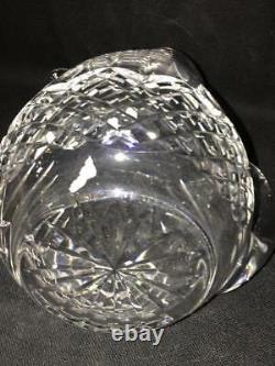 Waterford Crystal Lismore 32 Ounce Ice Lip Jug / Water Pitcher Marked on Bottom