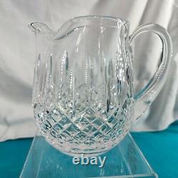 Waterford Crystal Lismore 42 Ounce Ice Lip Jug / Water Pitcher Marked on Bottom