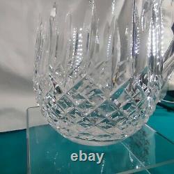 Waterford Crystal Lismore 42 Ounce Ice Lip Jug / Water Pitcher Marked on Bottom