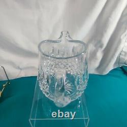 Waterford Crystal Lismore 42 Ounce Ice Lip Jug / Water Pitcher Marked on Bottom