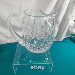 Waterford Crystal Lismore 42 Ounce Ice Lip Jug / Water Pitcher Marked on Bottom