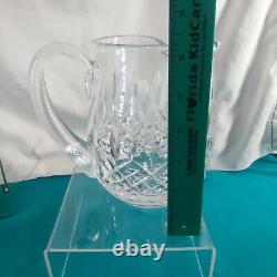 Waterford Crystal Lismore 42 Ounce Ice Lip Jug / Water Pitcher Marked on Bottom