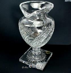 Waterford Ireland Crystal ARCADE Pitcher Pedestal Vase Water Jug, Cut Crystal