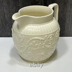 Wedgwood Partician Cream Ware Large Water Pitcher Jug 6.55 tall and Tall RARE