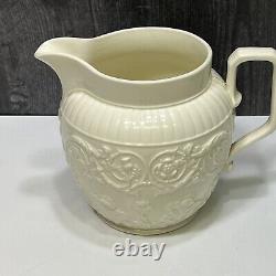 Wedgwood Partician Cream Ware Large Water Pitcher Jug 6.55 tall and Tall RARE