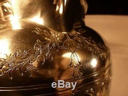 Whiting Mfg Co Bailey Banks Biddle Sterling Silver 5 1/2 Pint Water Pitcher 1914