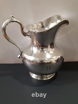 Whiting sterling silver water pitcher #4327