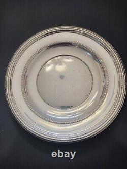 Whiting sterling water pitcher and Reed &Barton sterling platter