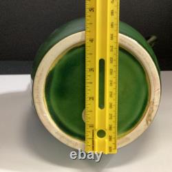 William Sonoma ceramic pottery green glazed Gargoulette Water jug pitcher France
