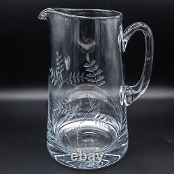 William Yeoward Crystal Wisteria Water Pitcher Jug 7 1/2 FREE USA SHIPPING