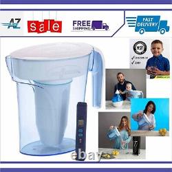 Zero Water Pitcher (zp-006-4) 1.4l Jug Dispenser Filters 96.6% Contaminants