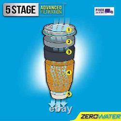 Zero Water Pitcher (zp-006-4) 1.4l Jug Dispenser Filters 96.6% Contaminants