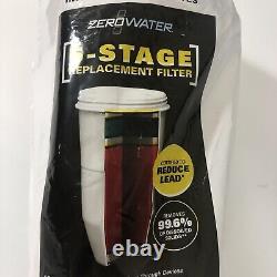 Zerowater Water Filter Pitcher With 6 Replacement Filter Cartridges NEW IN BOX