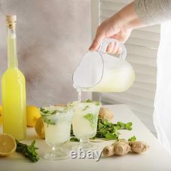 12 pièces de carafes en plastique 60 onces carafe transparente de restaurant grande cruche à eau