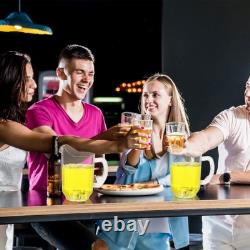 12 pièces de carafes en plastique 60 onces carafe transparente de restaurant grande cruche à eau