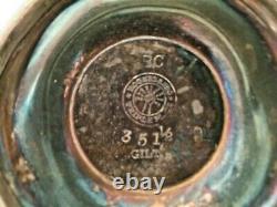 1847 Rogers & Bro Triple Silver Plate Basculement Glace Pitcher Eau Sur Le Stand Withcup