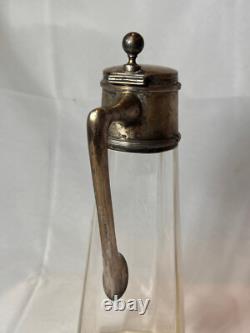 1867-1922 Jugendstil Art Nouveau Cruche à eau en argent autrichien Vienne VMS