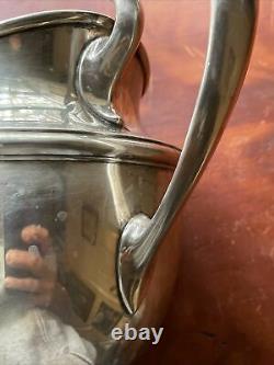 639 Grams Antique Gorham Sterling Silver Pitcher- 4.5 Pintes 8.25 Tall