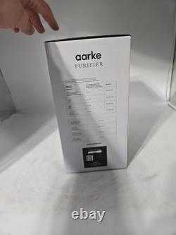 Aarke Purificateur, Carafe Filtrante en Verre et Acier Inoxydable 2,4L / 10 Tasses Scellée