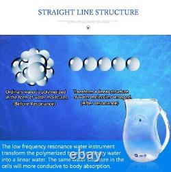 Activateur d'eau à résonance moléculaire à basse fréquence de 7,8 Hz sans pichet/broc