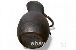 Aiguière en cuivre gravée islamique antique 19ème siècle Afghanistan 25L