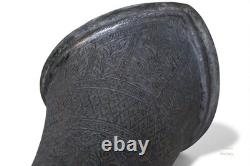 Aiguière en cuivre gravée islamique antique 19ème siècle Afghanistan 25L