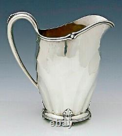 American Sterling Art Deco Water Pitcher Par Woodside Of Ny