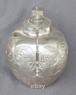 Ancienne cruche d'eau en argent massif de 3,2 litres de Bogota, Colombie, avec pièce de monnaie en argent 900, 18 onces.